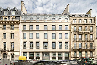 Boulevard Haussmann property complex in Paris.