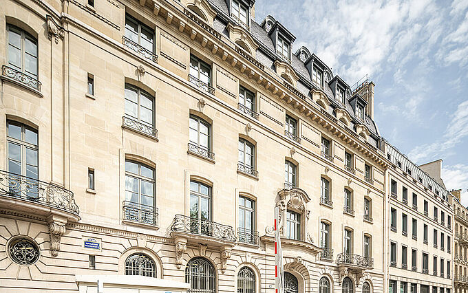 Housing complex Boulevard Haussmann Paris